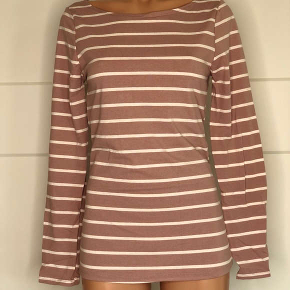 NWT Fashion nova stripe shirt, top, long sleeve - Picture 3 of 3